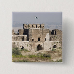 Pakistan, Dina. Talaqi Gate as seen from the 15 Cm Square Badge