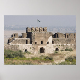 Pakistan, Dina. Talaqi Gate as seen from the Poster