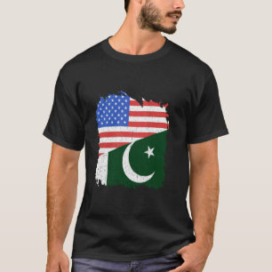 Pakistan Flag America USA Pakistani Pride Pakistan T-Shirt