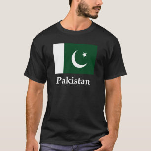 Pakistan Flag And Name T-Shirt