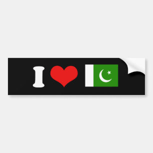 Pakistan Flag Bumper Sticker