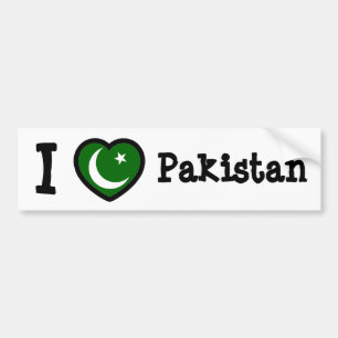 Pakistan Flag Bumper Sticker