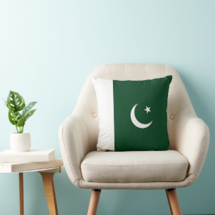 Pakistan flag cushion