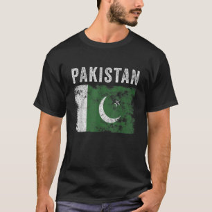 Pakistan Flag Distressed Men Women Kids Pakistani T-Shirt