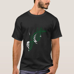 Pakistan Flag DNA Molecule Pakistani Pride Pakista T-Shirt