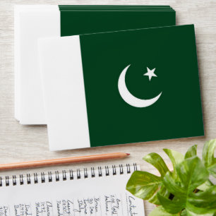 Pakistan flag envelope