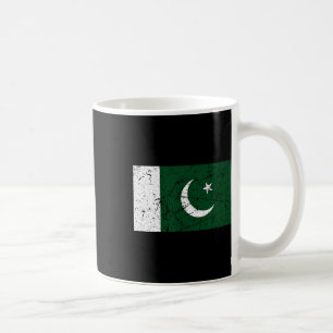 Pakistan Flag Grunge Retro Apparel Souvenirs Pakis Coffee Mug