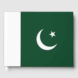 Pakistan flag guest book