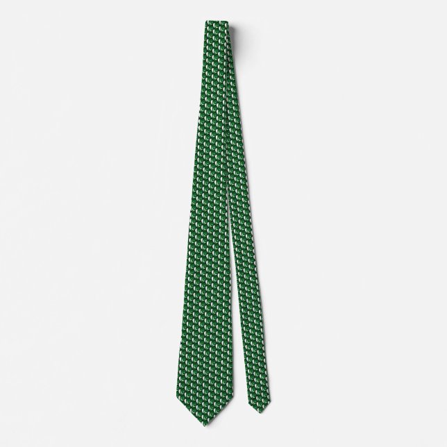 Pakistan Flag Hearts Tie (Front)
