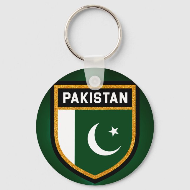 Pakistan Flag Key Ring (Front)