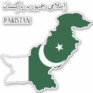 Pakistan Flag Map