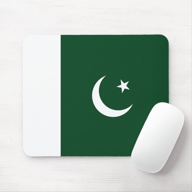 Pakistan flag mouse mat (With Mouse)