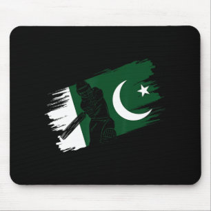 Pakistan Flag Pakistan Cricket Fan Player Coach Um Mouse Mat