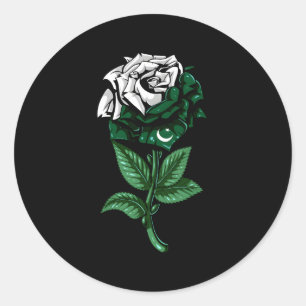 Pakistan Flag Pakistani Classic Round Sticker