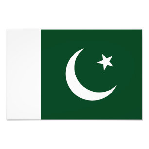 Pakistan Flag Photo Print