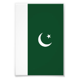 Pakistan flag photo print