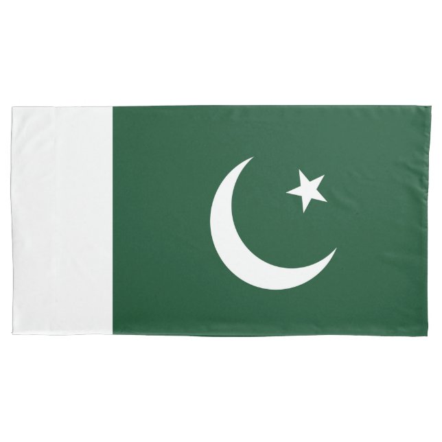 Pakistan flag pillowcase (Front)