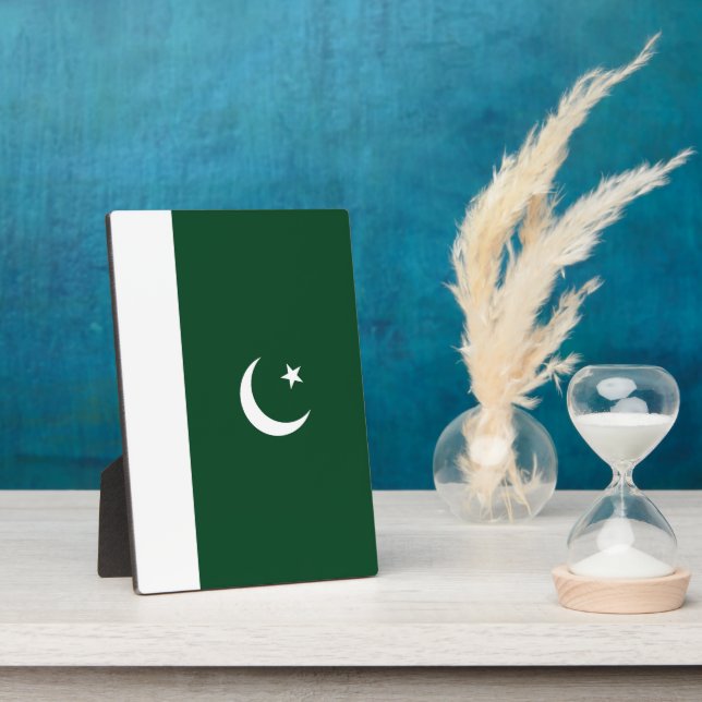 Pakistan flag plaque (Side)