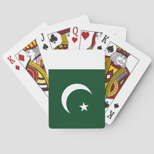 Pakistan Flag Playing Cards (Back)