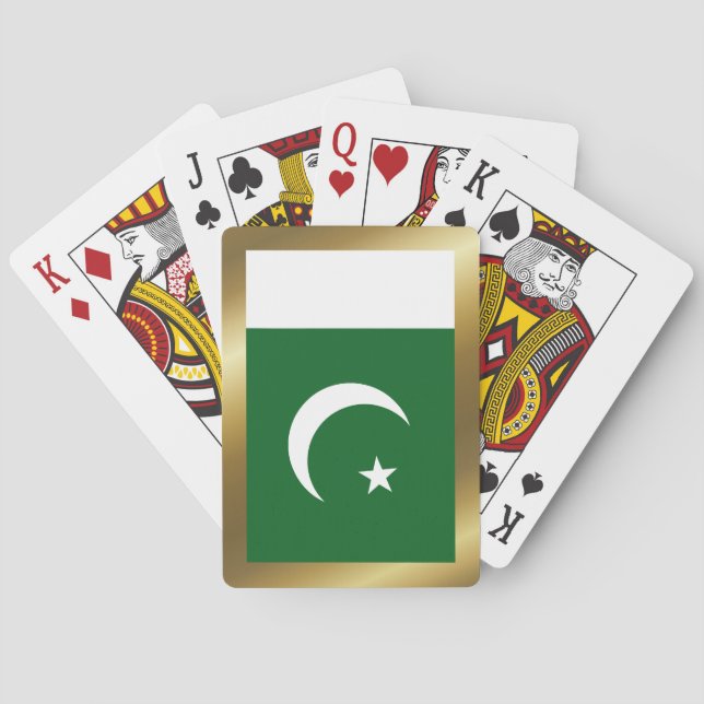 Pakistan Flag Playing Cards (Back)