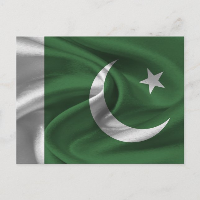Pakistan Flag Postcard (Front)