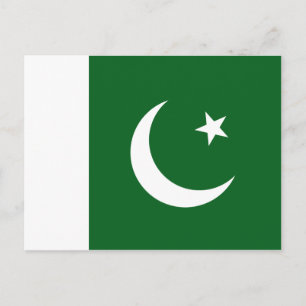 Pakistan Flag Postcard
