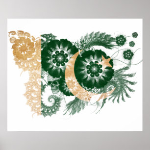 Pakistan Flag Poster