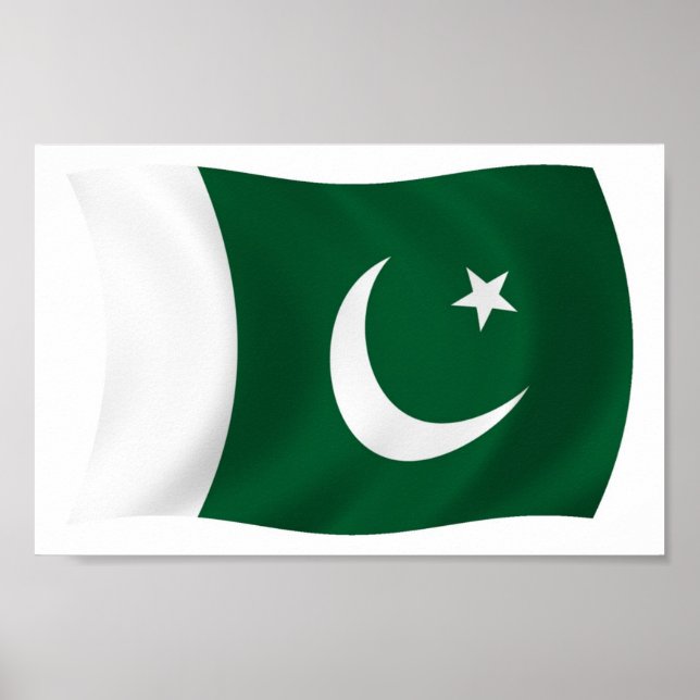Pakistan Flag Poster Print (Front)