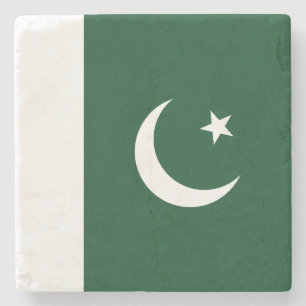 Pakistan Flag Stone Coaster