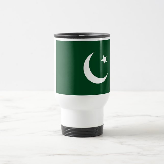 Pakistan Flag Travel Mug (Center)