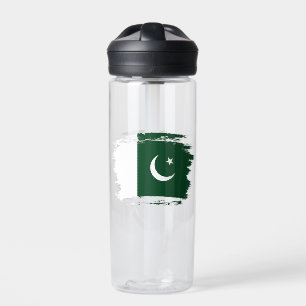 Pakistan flag water bottle