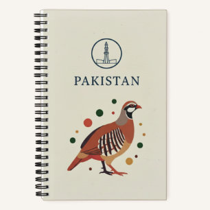 Pakistan Heritage & Chukar Partridge Photo Archive Notebook