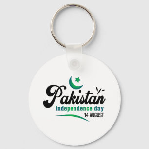 Pakistan Independence Day 14 August Key Ring