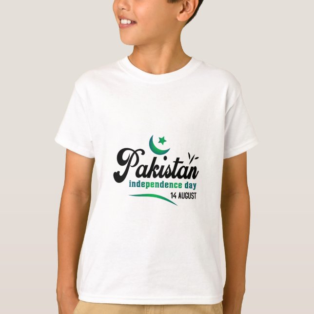 Pakistan Independence Day 14 August T-Shirt (Front)