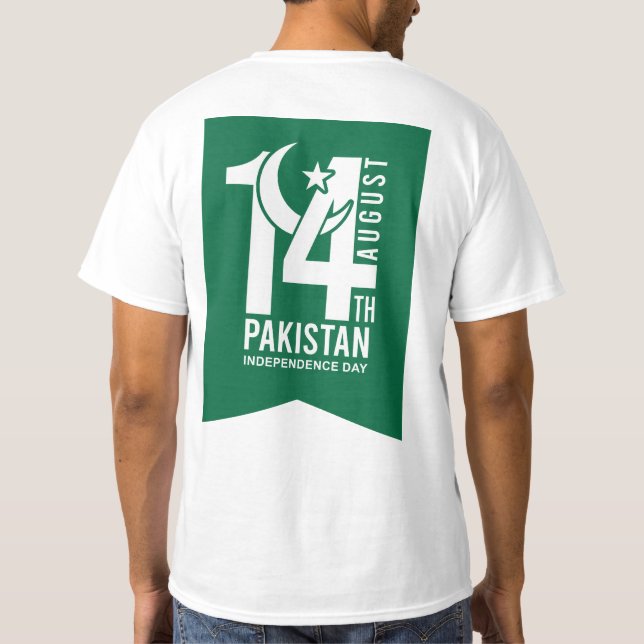 Pakistan Independence Day TShirts (Back)