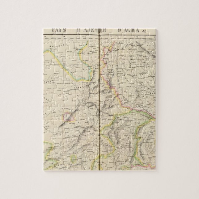 Pakistan, India 82 Jigsaw Puzzle (Vertical)