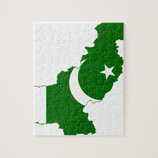 Pakistan Map Flag Jigsaw Puzzle