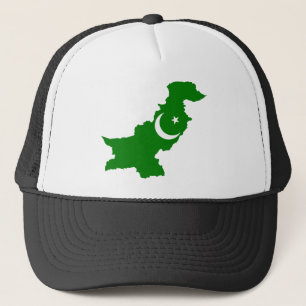 Pakistan Map Trucker Hat