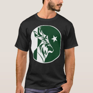Pakistan Markhor Pakistani National Animal Flag T-Shirt