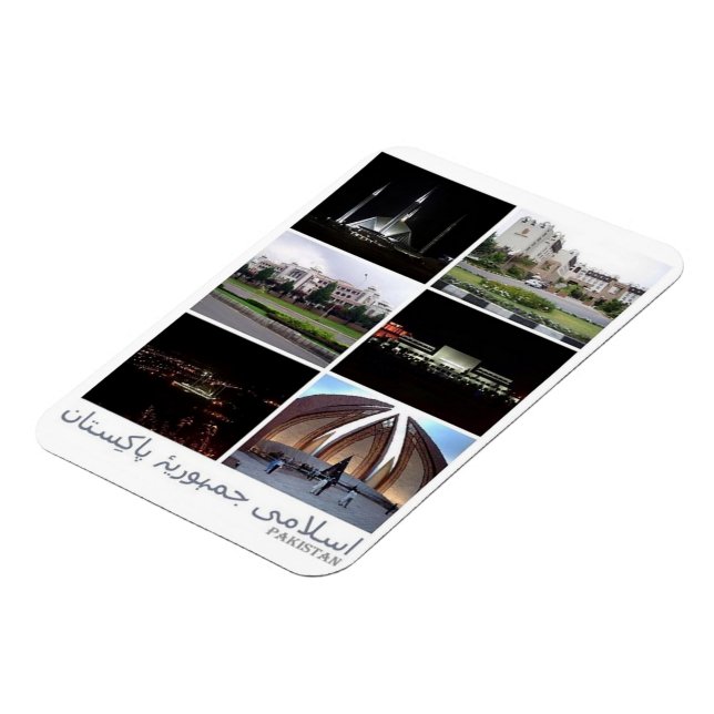 Pakistan - Mosaic - Nepal - Magnet (Left Side)