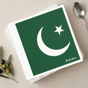 Pakistan Napkins, Pakistan Flag party / sports Napkin