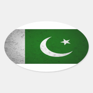 Pakistan Oval Sticker