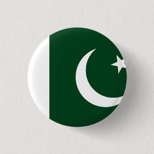 Pakistan (Pakistani) Flag 3 Cm Round Badge