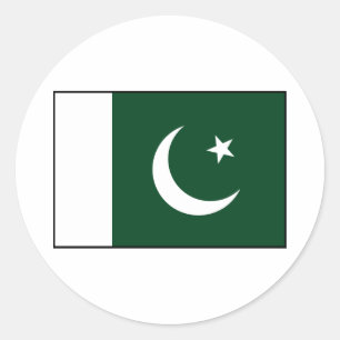 Pakistan – Pakistani Flag Classic Round Sticker