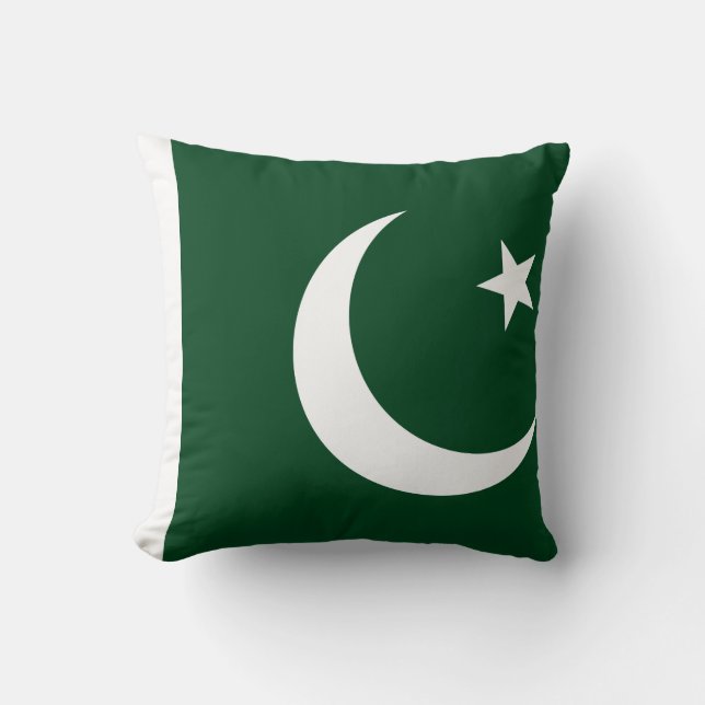 Pakistan (Pakistani) Flag Cushion (Front)
