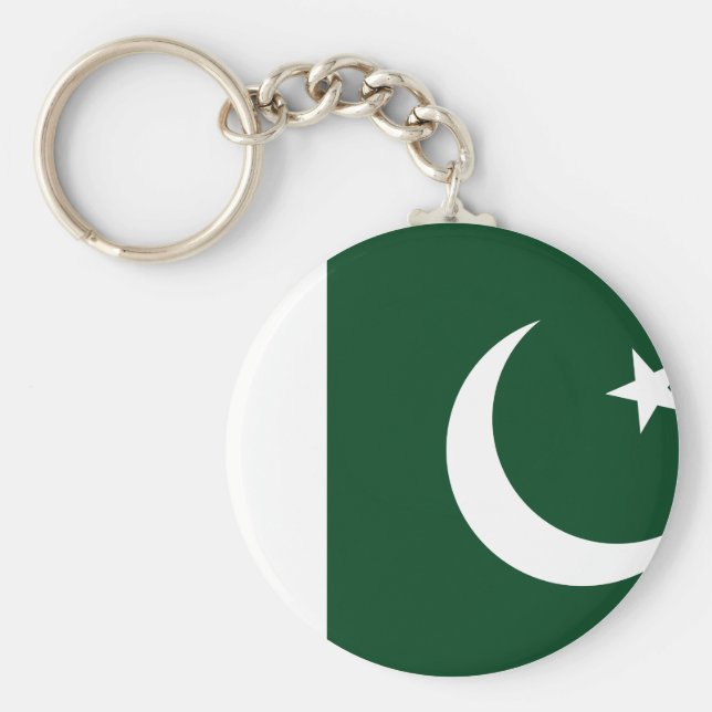 Pakistan (Pakistani) Flag Key Ring (Front)