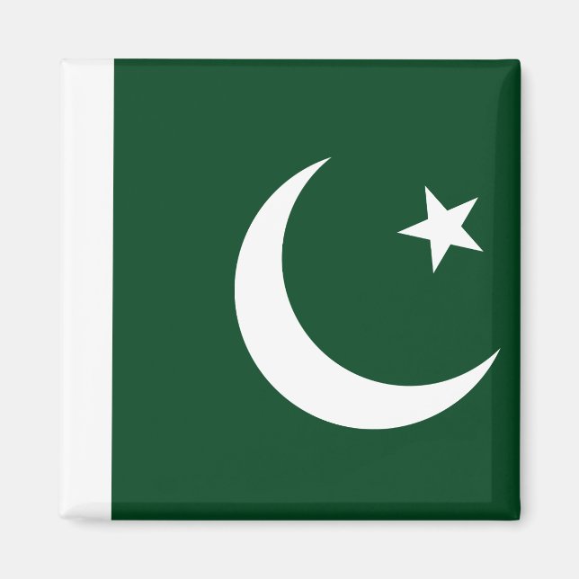 Pakistan (Pakistani) Flag Magnet (Front)
