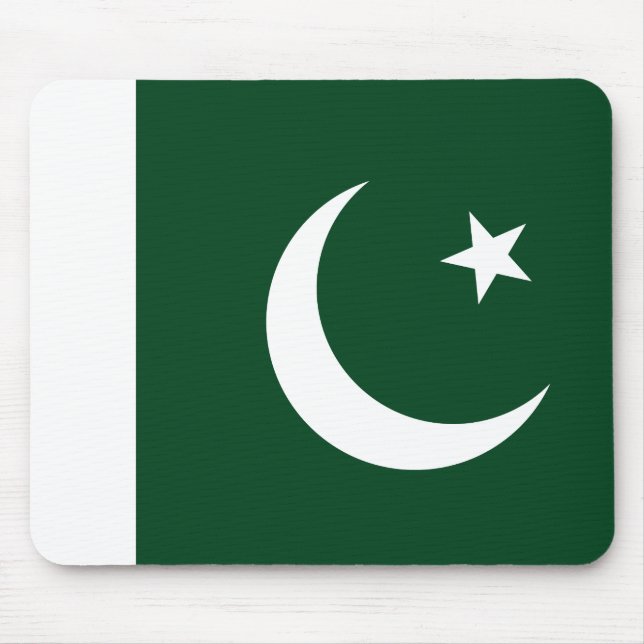 Pakistan (Pakistani) Flag Mouse Mat (Front)
