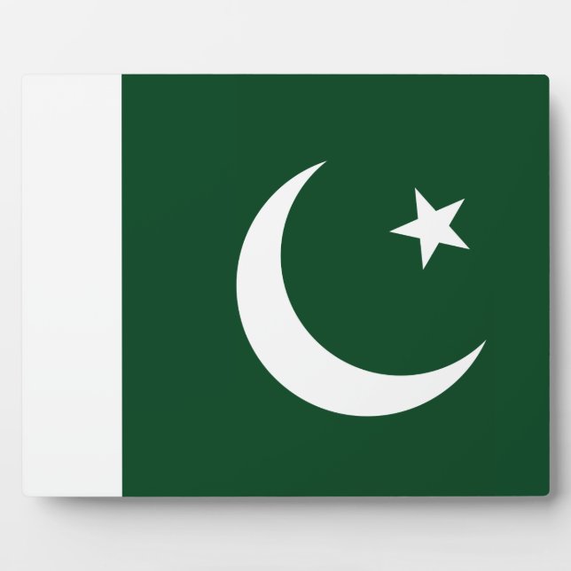 Pakistan – Pakistani Flag Plaque (Front)