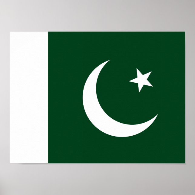 Pakistan – Pakistani Flag Poster (Front)